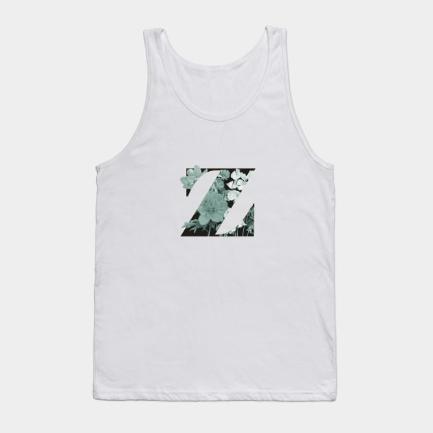 Flower Alphabet Z Tank Top by froileinjuno